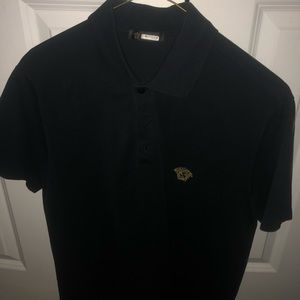 Versace Men’s black polo